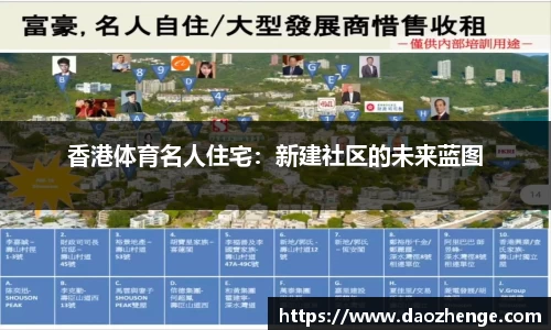 香港体育名人住宅：新建社区的未来蓝图